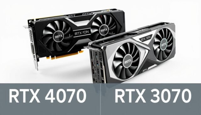 Comparing the RTX 4070 and RTX 3070 GPUs: Key Differences RTX 4070 vs RTX 3070 GPU