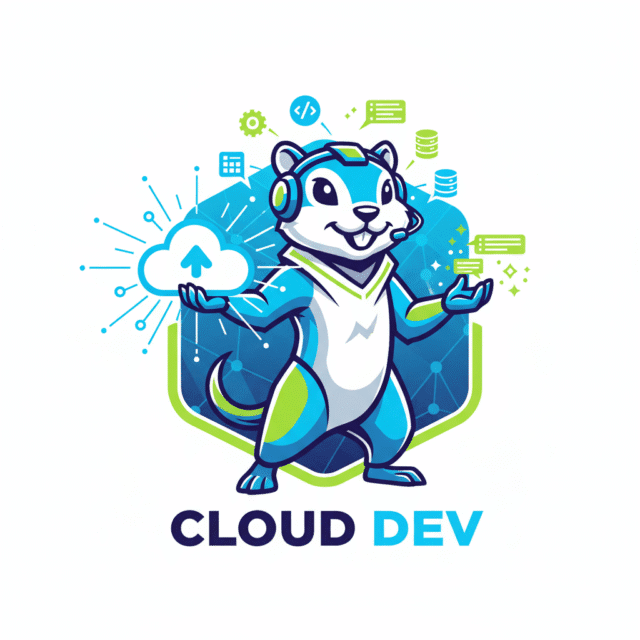 Go Language: Powering Modern Cloud, Microservices, Network Gopher mascot logo representing efficient cloud application development