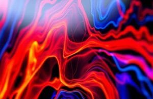 Best Smart TVs 2025: Your Ultimate Buying Guide A close-up shot of an OLED TV screen displaying vibrant, high-contrast HDR content, showcasing deep blacks and bright colors.