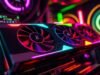 Best Graphics Card 2025: Ultimate Guide to Top GPUs A close-up shot of the NVIDIA GeForce RTX 5090 graphics card with glowing RGB elements in a high-end gaming PC.