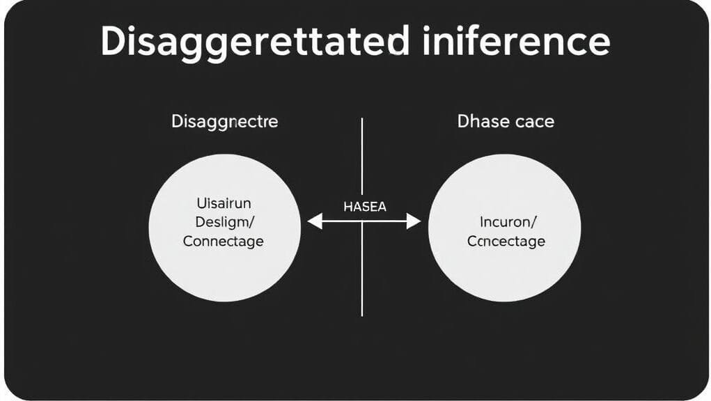 A conceptual diagram illustrating disaggregated inference with two distinct processing phases. A conceptual diagram illustrating disaggregated inference with two distinct processing phases.