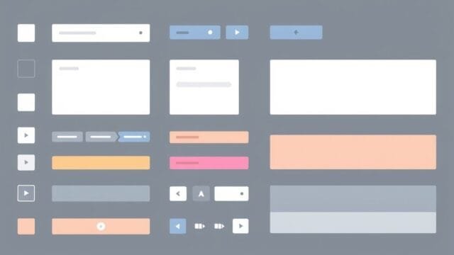 CSS Frameworks: Build Modern Websites Faster https://image.pollinations.ai/prompt/A%20conceptual%20image%20showing%20various%20pre-built%20UI%20components%20like%20buttons%2C%20forms%2C%20and%20navigation%20bars%20arranged%20neatly%20on%20a%20digital%20canvas.?width=1280&height=720&seed=78634&nologo=true&private=true&enhance=true&referrer=testwebapp.com