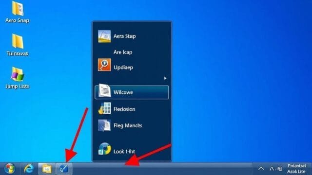 Windows 7 Legacy: Why It Was the OS That Just Worked A screenshot of the Windows 7 desktop showing the redesigned taskbar, Aero Snap, and Jump Lists in action.