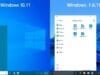 Windows 10 vs Windows 11: The Ultimate Upgrade Guide A side-by-side comparison image of the Windows 10 desktop on the left with its traditional Start Menu, and the Windows 11 desktop on the right with its centered Start Menu and redesigned taskbar, highlighting the visual differences.