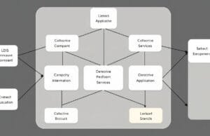 Microservices Architecture: Your Essential Guide A simplified diagram showing a complex application decomposed into multiple, interconnected, smaller services.