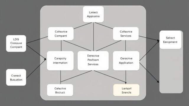 Microservices Architecture: Your Essential Guide A simplified diagram showing a complex application decomposed into multiple, interconnected, smaller services.