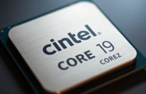 Intel 13th Generation Processors: The Ultimate Raptor Lake Guide A sleek, close-up shot of an Intel 13th generation Core i9 processor, showcasing its metallic surface and intricate design, implying power and sophistication.