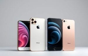 iPhone 17 Series Pricing Revealed: Air, Pro, & Pro Max Unveiled A sleek, professional shot showcasing all four iPhone 17 series models lined up, with the ultra-thin iPhone 17 Air prominently featured in the center. The image should highlight their different sizes and finishes.