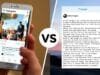 Threads vs Instagram: Differences, Pros, and Cons Explained A split image showing the Instagram interface on one side and the Threads interface on the other, highlighting the visual vs. text focus of Threads vs Instagram.