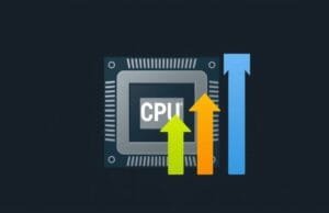 CPU Upgrade Worth It: Unlock Your PC’s True Power A stylized graphic showing a CPU socket with ascending arrows, symbolizing generational improvements and the concept of an upgrade path.
