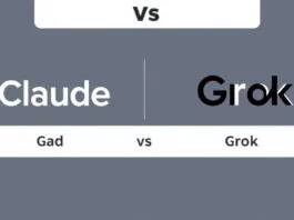 A visual comparison of Claude and Grok's logos, representing their distinct brands.