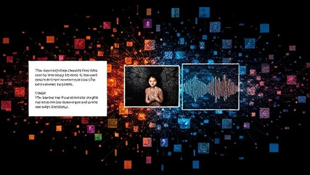 A visual representation of Google Gemini's multimodal capabilities, showing text, image, and audio inputs converging. A visual representation of Google Gemini's multimodal capabilities, showing text, image, and audio inputs converging.