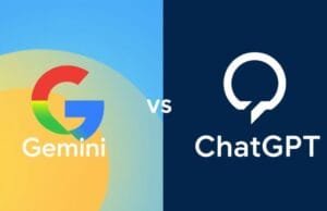 Gemini vs ChatGPT: A Comprehensive AI Comparison for 2025 A visual representation of Google's Gemini logo and OpenAI's ChatGPT logo side-by-side, symbolizing a comparison.