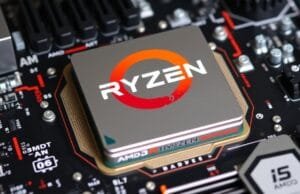 Latest AMD Series: Unveiling Zen 5 CPUs and RDNA 4 GPUs AMD Ryzen 9000 Series CPU on an AM5 motherboard, showcasing the processor's design