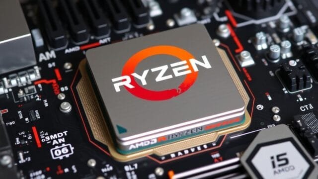 Latest AMD Series: Unveiling Zen 5 CPUs and RDNA 4 GPUs AMD Ryzen 9000 Series CPU on an AM5 motherboard, showcasing the processor's design