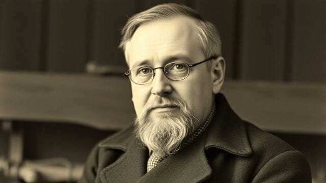 Nokia History: From Paper Mills to Global Tech Powerhouse An old black and white photo of Fredrik Idestam, a visionary Finnish mining engineer.