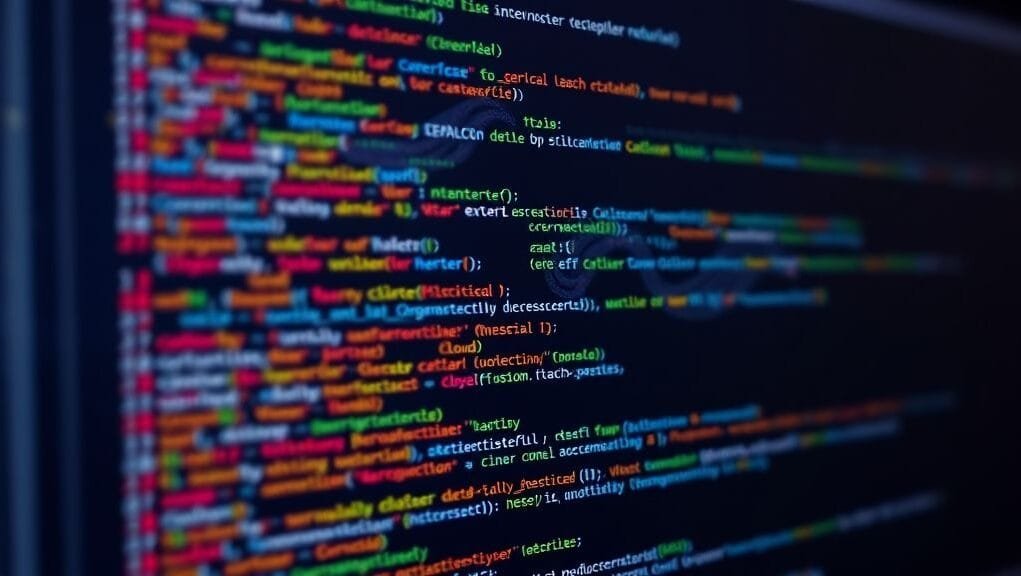 Code visually transforming into cloud resources, demonstrating the power of IaC with Terraform.