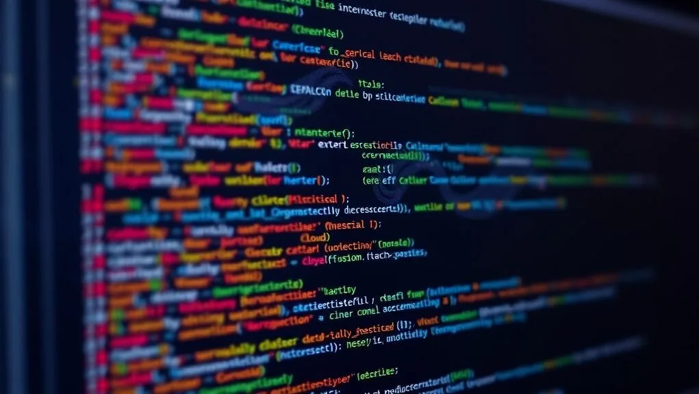 Code visually transforming into cloud resources, demonstrating the power of IaC with Terraform.
