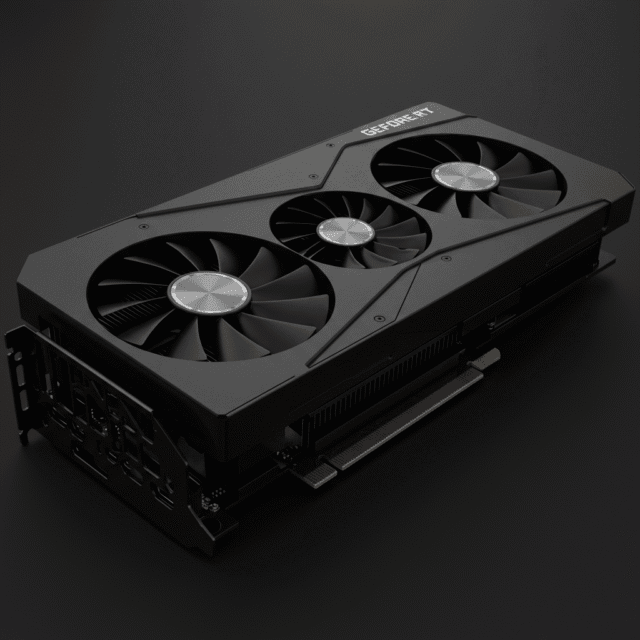 RTX 4080 vs RTX 5080: The Ultimate GPU Showdown NVIDIA GeForce RTX 4080 Founders Edition graphics card, showcasing its large heatsink and triple-fan design.