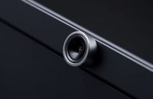 MacBook Pro display notch 2026: Gone! OLED Screens Arrive A close-up render showcasing the prominent MacBook Pro display notch 2026, with its camera and sensors.