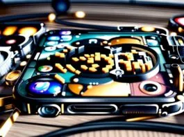 An intricate overhead view revealing the iPhone 17 Pro internal changes, showcasing its components neatly laid out.