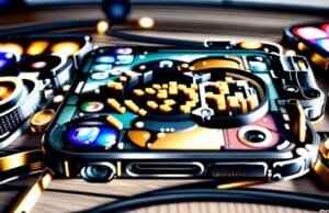 iPhone 17 Pro internal changes: Deep Dive Revealed An intricate overhead view revealing the iPhone 17 Pro internal changes, showcasing its components neatly laid out.