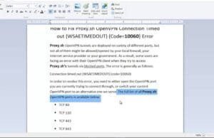OpenVPN error 10060: 2026 Complete Diagnostic Guide OpenVPN error 10060