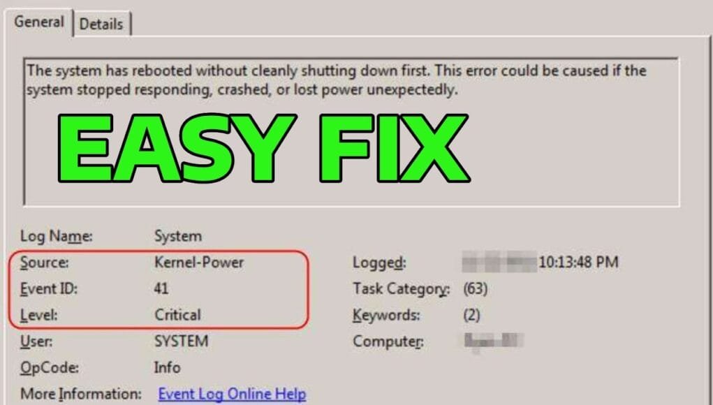 Kernel Power 41 Error: 2026 Complete Diagnostic Guide Kernel Power 41 Error