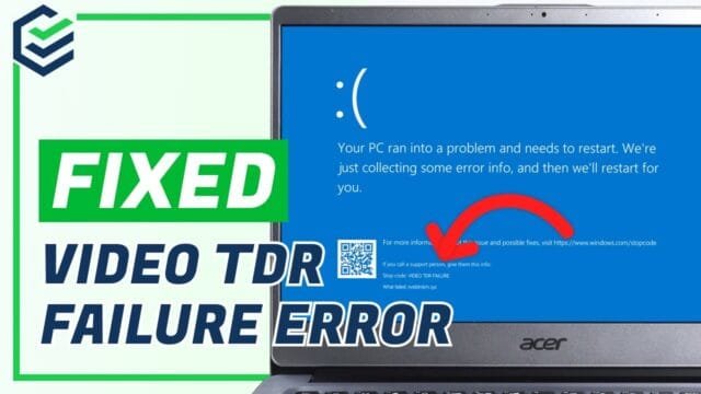 VIDEO_TDR_FAILURE: 2026 Complete Diagnostic Guide VIDEO_TDR_FAILURE